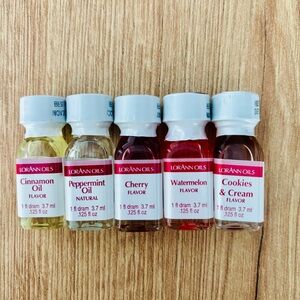 LorAnn Flavoring Oils 5 x 5ml Drams, Random Flavours, NWT